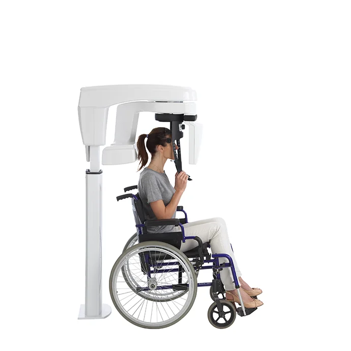 Tomógrafo dental accesible para pacientes en silla de ruedas